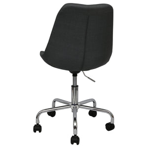black office chairs upholstered
