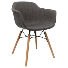 Load image into Gallery viewer, Grey Upholstered Dining Chairs UK