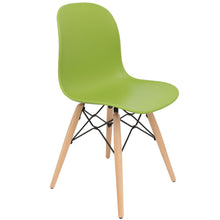 Load image into Gallery viewer, green dining chairs