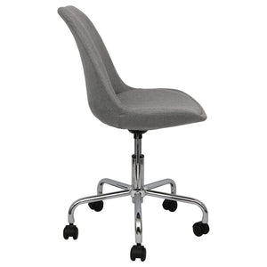 grey office chairs upholstered