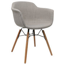 Load image into Gallery viewer, Grey Upholstered Dining Chairs UK