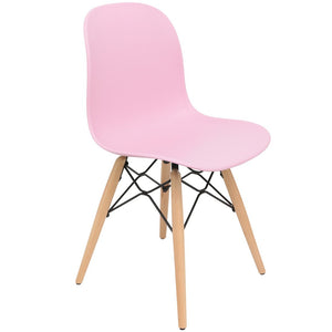 pink dining chairs