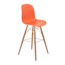 Load image into Gallery viewer, orange bar stools