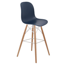 Load image into Gallery viewer, blue bar stools