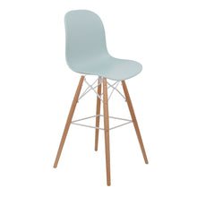 Load image into Gallery viewer, blue bar stools