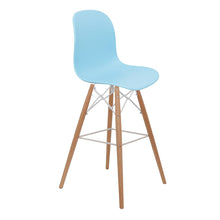 Load image into Gallery viewer, blue bar stools