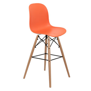 orange bar stools