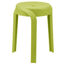 Load image into Gallery viewer, Small Green Plastic Stool